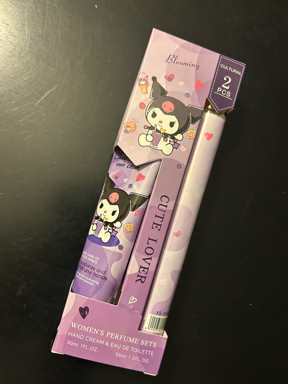 Cute Lover Women's Perfume & Hand Cream Set - Lavender Pink